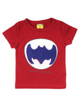Maroon Batman Half Sleeve T-shirt