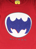 Maroon Batman Half Sleeve T-shirt