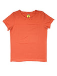 Orange Round Neck Half Sleeve T-shirt