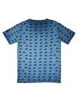 Blue NY Print Half Sleeve T-Shirt