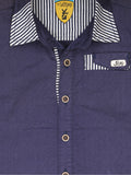 Blue Trendy Stripe Full Sleeve Shirt