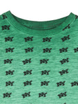 Green NY Print Half Sleeve T-Shirt