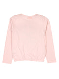 Pink Round Neck Full Sleeve Top