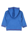 Blue Hooded Full Sleeve Sweatshirt With Lower