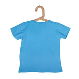Baseball Print Blue Tshirt