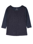 Navy Blue Full Sleeve Top