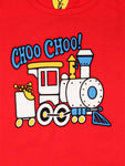 Train Print Red Tshirt