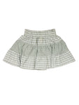 Green Cotton Hosiery Skirt
