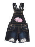 Navy Blue Car Denim Dungaree