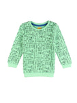 Green Alphabet Sweatshirt