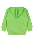 Green Hooded Full Sleeve Sweatshirt With Lower