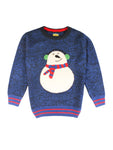 Blue Snowman Sweater
