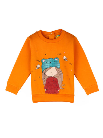 Orange Girl Sweatshirt