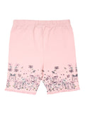 Pink Hosiery Printed Shorts