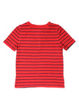 Red Striped Henley T-Shirt