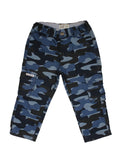 Blue Camouflage Cargo Jeans