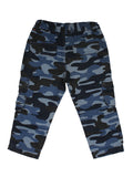 Blue Camouflage Cargo Jeans