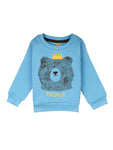 Blue Bear Sweatshirt With Brown Lower