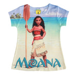 Girls Moana Print Top - Lil Lollipop