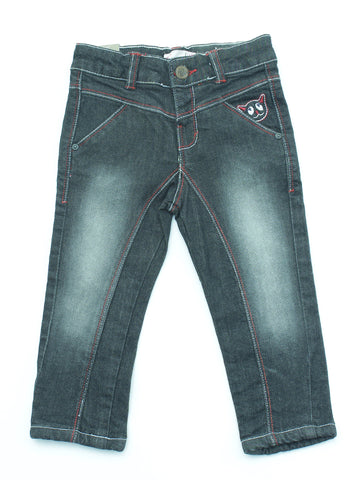 Green Cross Pocket Jeans