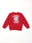 Red Football League Round Neck Tracksuit