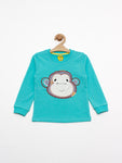 Green Monkey Round Neck Sweatshirt
