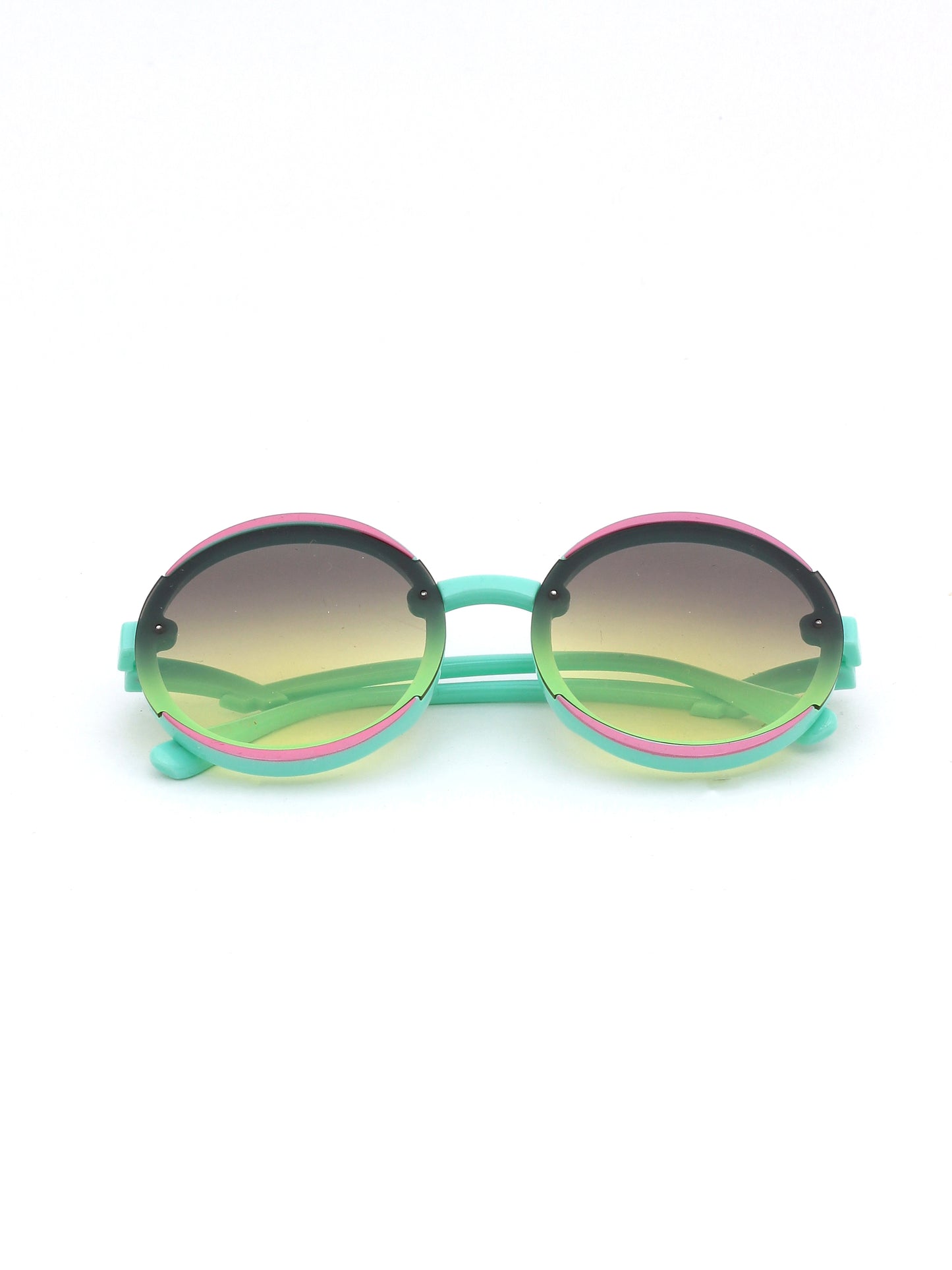 Round Dual Color Sunglasses